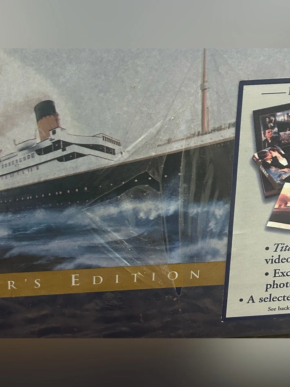 Titanic Movie VHS Sealed NOS Collectors Edition Boxed Set